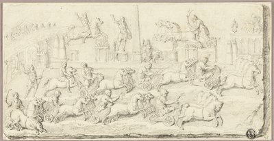Romersk vognløb (efter antikt basrelief) af Sébastien Le Clerc the Younger