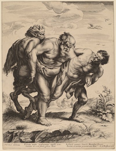 Den berusede stilhed af Schelte Adams Bolswert after Sir Peter Paul Rubens