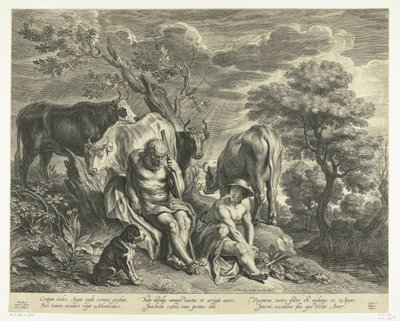 Mercury en Argus af Schelte Adamsz. Bolswert