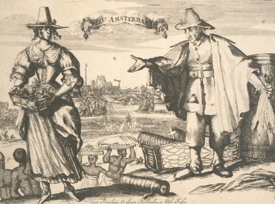 New Amsterdam (gravering) af School American