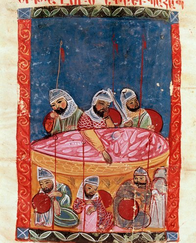 Vagter ved Kristi grav (Miniature af School Armenian