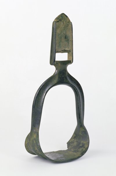 Kinesisk stigbøjle, 6.-7. århundrede (bronze) af School Chinese
