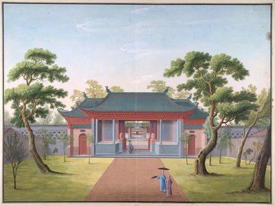 Honam Temple - Indgangsport af School Chinese