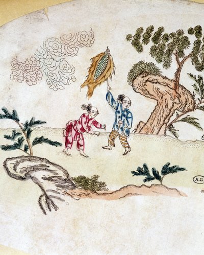 Kite-tegn - kinesisk print af School Chinese