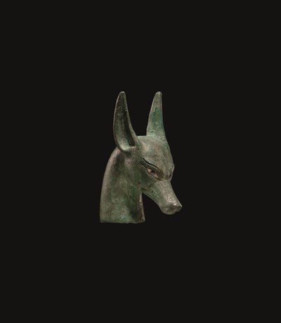 Scepterfinish af egyptisk bronze af School Egyptian