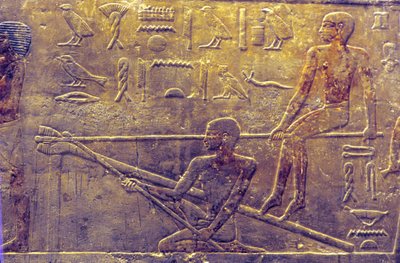 Det gamle Egypten, Vægudskæring/-maleri, Mastaba/Ti