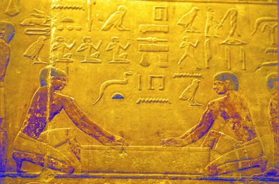 Det gamle Egypten, Vægudskæring/-maleri, Mastaba/Ti