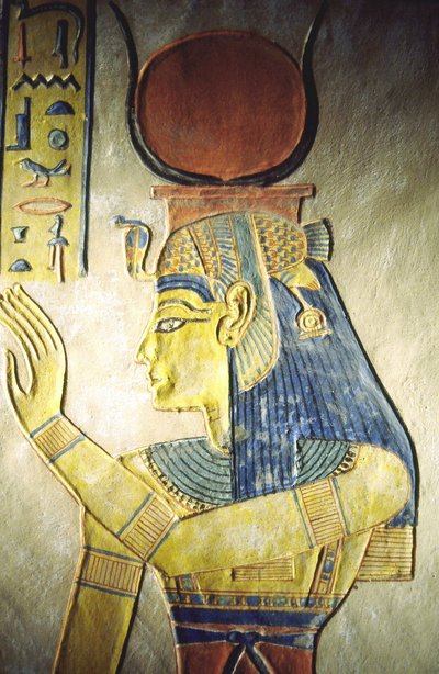 Luxor, Theben: Venstre bred af NIL. Dronningernes dal. Grav for en søn af RAMSES II, XX. dynasti. af School Egyptian