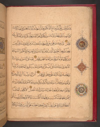 Koranen i mamluk-stil, Egypten af School Egyptian