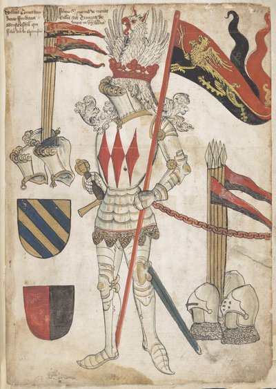 Tilføj MS 45133 f.52r William Montacute, fra 