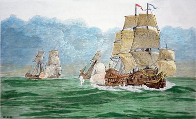 Avery på jagt efter stormogulens skib (farvestik) af School English