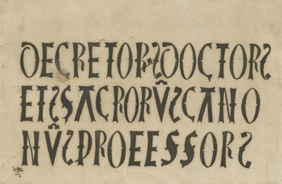Barton under Needwood Church - inskriptioner: blækfaksimile, nd [?18. århundrede] (tegning) af School English