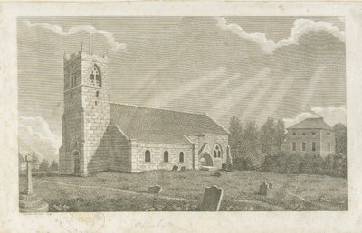Blymhill Kirke: gravering af School English
