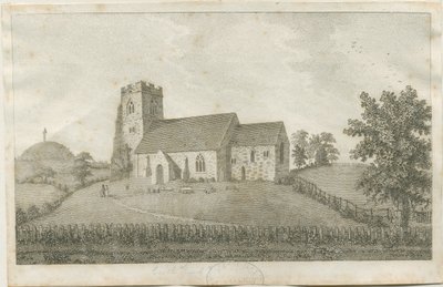 Slotskirken - Kirke: gravering og [?1700-tallet] (tryk) af School English