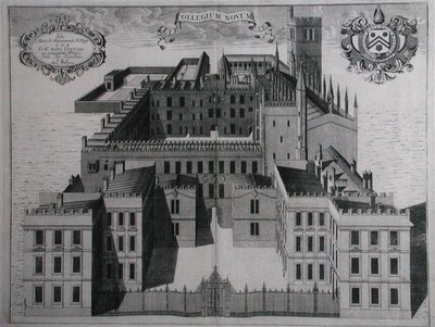 New College, Oxford (gravering) af School English
