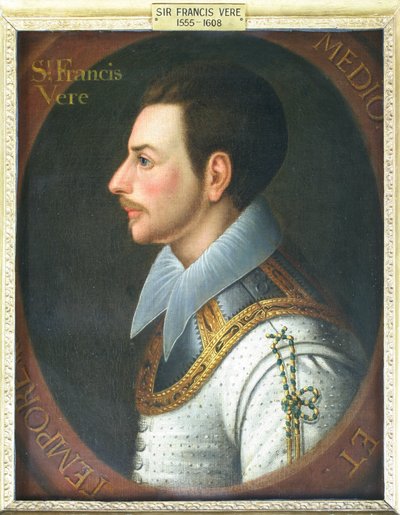 Portræt af Sir Francis Vere af School English