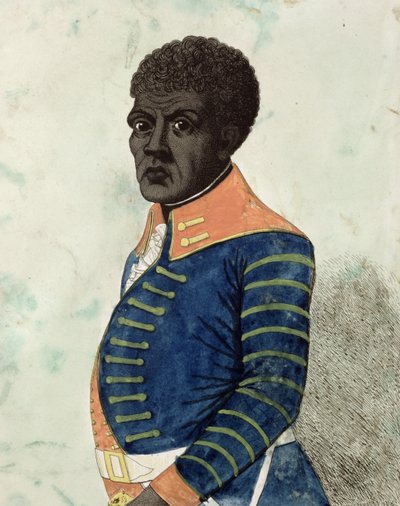 Portræt af Toussaint Louverture af School English