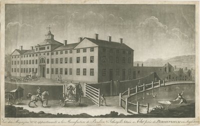 Soho Manufactory: akvatintegravering og [slutningen af det 18. århundrede] (tryk) af School English