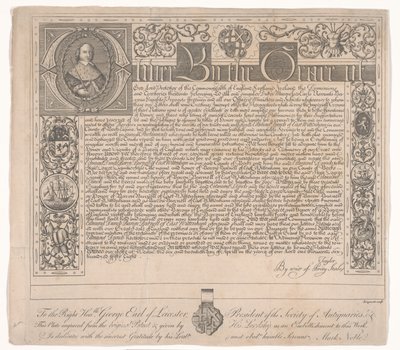 Sovereign Oliver (gravering) af School English