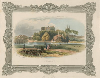 Tamworth Castle: stålgravering (tonet), nd [c 1841] (tryk) af School English