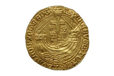 Tudor mønt fra Asthall Hoard af School English