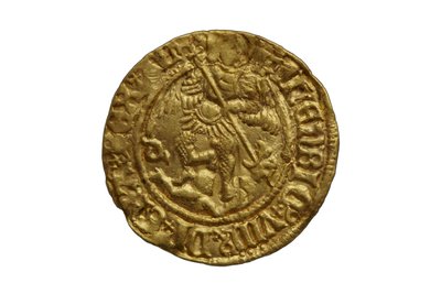 Tudor mønt fra Asthall Hoard af School English