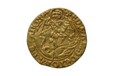 Tudor mønt fra Asthall Hoard af School English