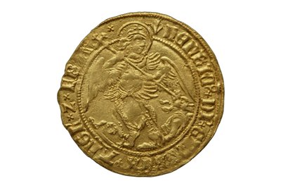 Tudor mønt fra Asthall Hoard af School English