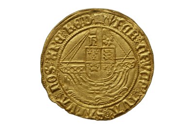 Tudor mønt fra Asthall Hoard af School English