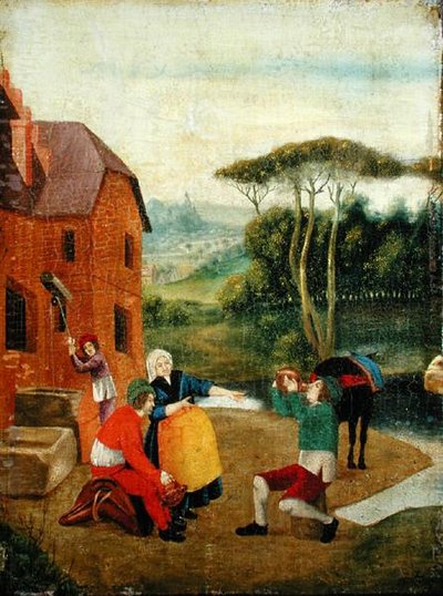 Figurer i et landskab af School European