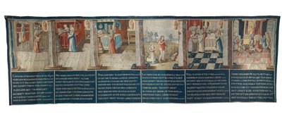Vor Frue af Potteriets mirakler (tæppe) af School Flemish