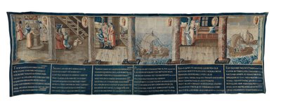 Vor Frue af Potteriets mirakler (tæppe) af School Flemish