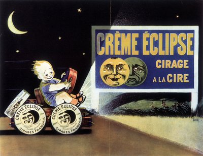 Annoncering for vokspolering "" Eclipse Creme"" af School French