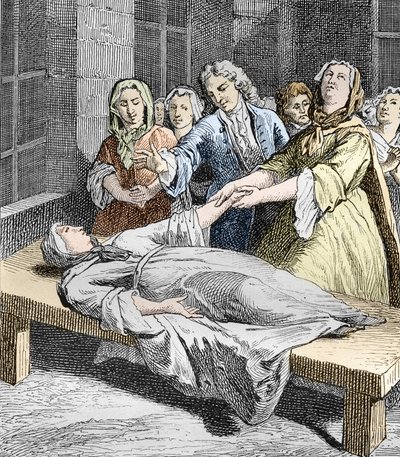 Catherine Bigot oplever jansenistiske krampeanfald, fra 