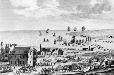 Evakuering af Holland af den russiske Anglo og overgivelse af hertugen af York den 10. tåge An VIII (1. november af School French
