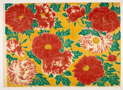 Japansk blomsterdesign, illustration fra 