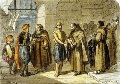 Miguel de Cervantes reddet af forløsningens fædre af School French