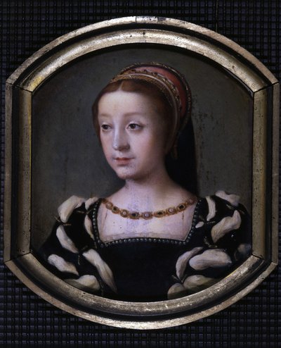 Renee af Frankrig (1510-1575), hertuginde af Chartres og Montargis derefter Ferrara, yngre datter af Ludvig XII og Anne af Bretagne. kopi af M. Juilleau af School French