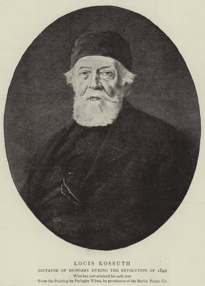 Luis Kossiti (litho) af School Hungarian