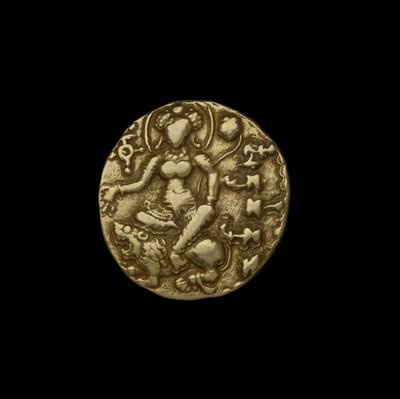 Gupta Coin, AD 375-415 (guld) af School Indian