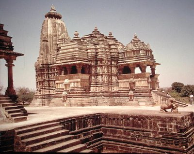 Udsigt over Devi Jagadamba-templet af School Indian