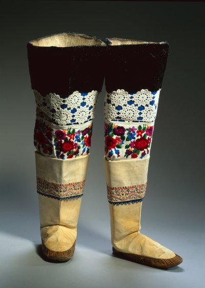Støvler, Grønland (mixed media) af School Inuit