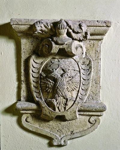 Våbenskjold (marmor) af School Italian