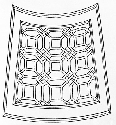Labyrint af "Hypnerotomachia Polyphili" eller "Poliphilas drøm" af dominikaneren Francesco Colonna (1453 - 1538). Den første udgave går tilbage til 1499. Illustrationer af Alde Manuce (Aldo Manuzio). af School Italian