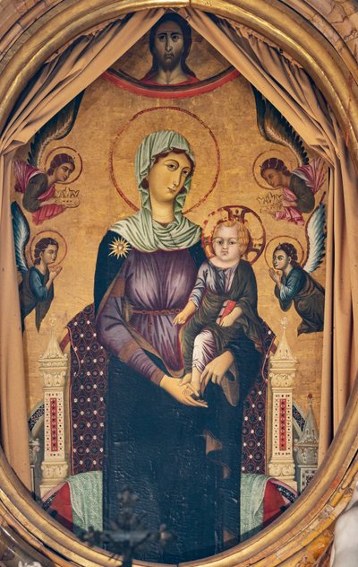Madonna af St. Brizio af School Italian