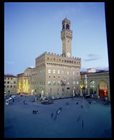 Palazzo Vecchio (billede) af School Italian