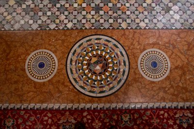 Markusbasilikaen, kirke, fortov (mosaik) af School Italian