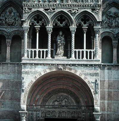 Vestfacade, påbegyndt 1130