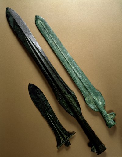 Bronzespydspidser, Yayoi-perioden (300 f.Kr.) af Japanese School