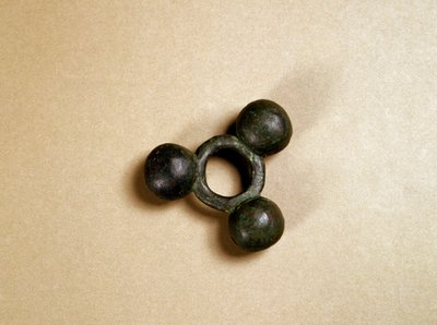 Bronze ornament til hestetøj, Kofun-perioden (250-538) af Japanese School